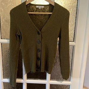 Olive Green Madewell Sweater/Cardigan